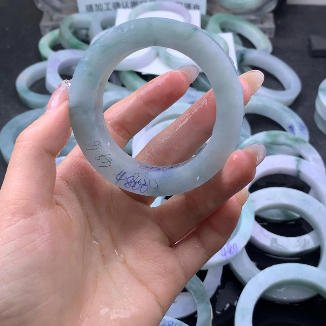 【闪购商品】未镶嵌翡翠手镯定制翡翠