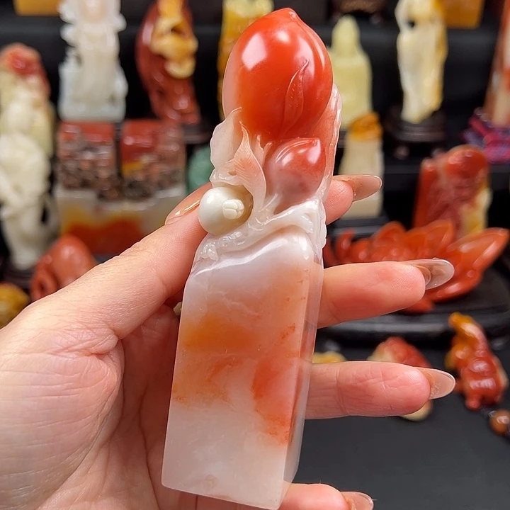 老挝石高山水冻石