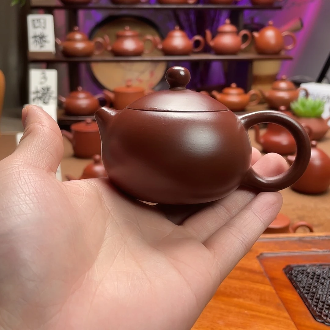 紫砂茶壶Z***通紫泥西施110cc