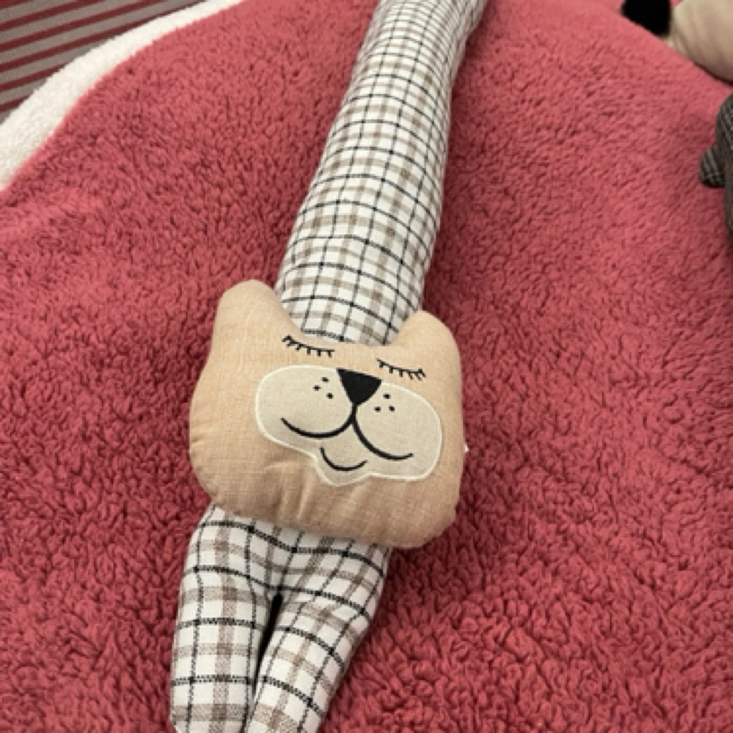 外贸原单猫咪长条抱枕