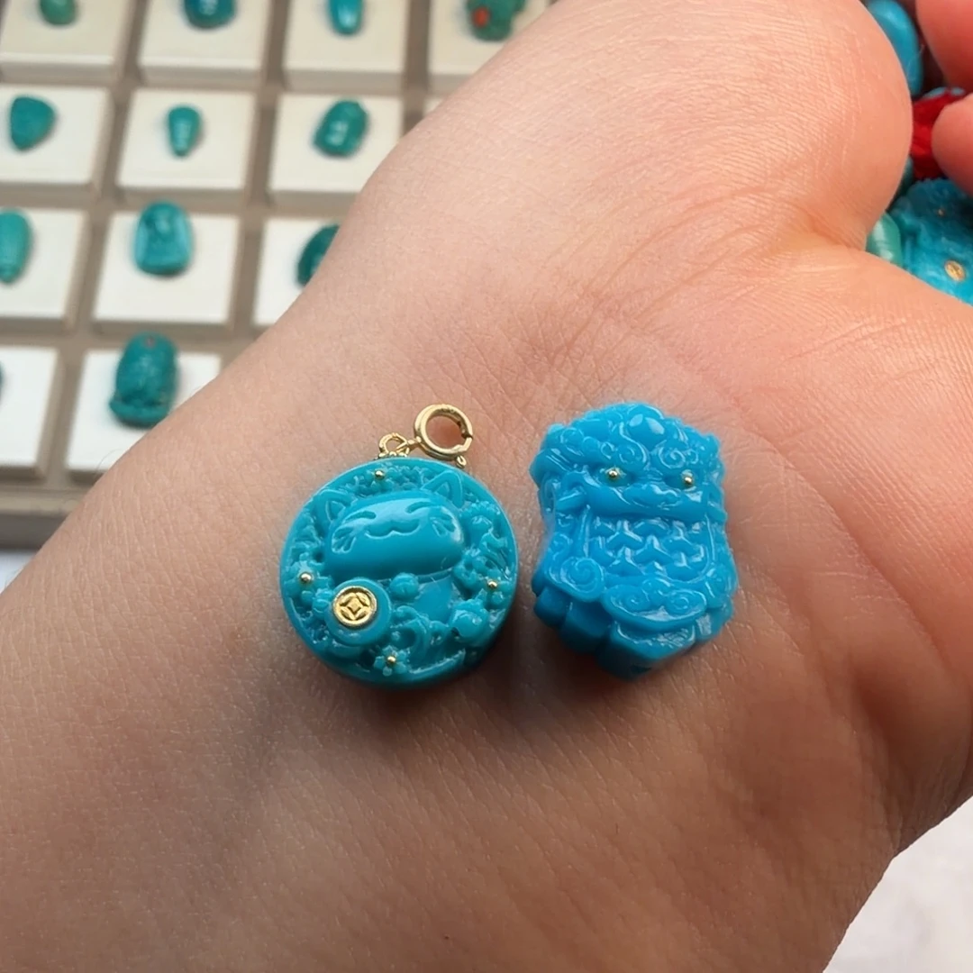 煎***子绿松石未镶嵌笔搁