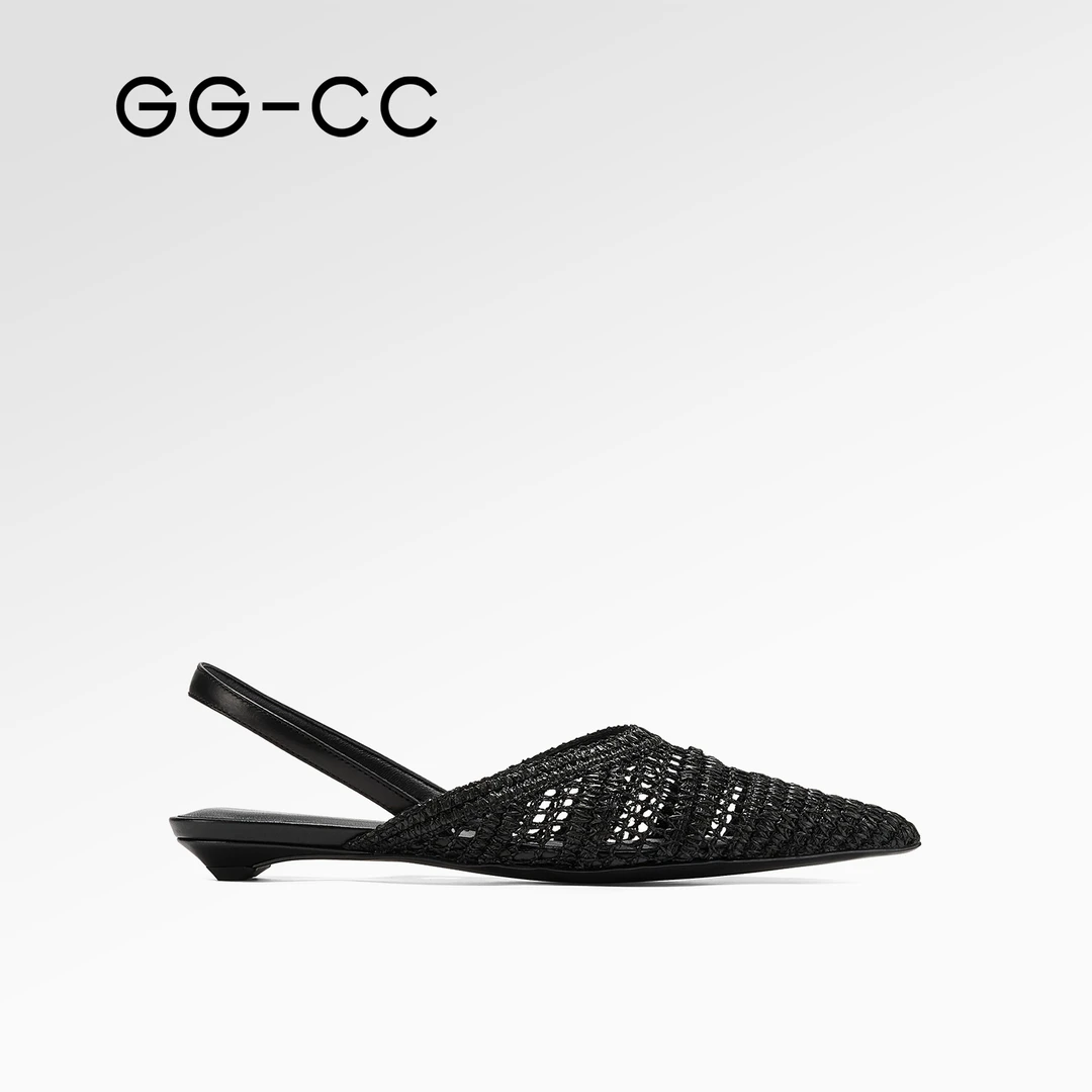 GG-CC【阳光海岸】2025夏季新款法式优雅渔网鞋7705