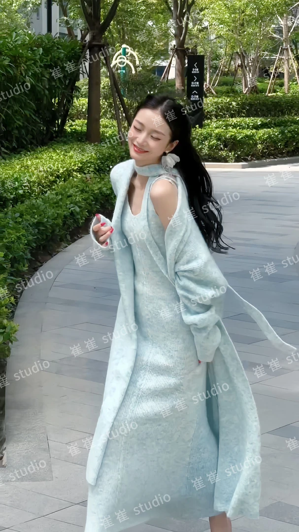 女装吊带休闲风温柔夏季百搭外搭时尚时尚套装设计师