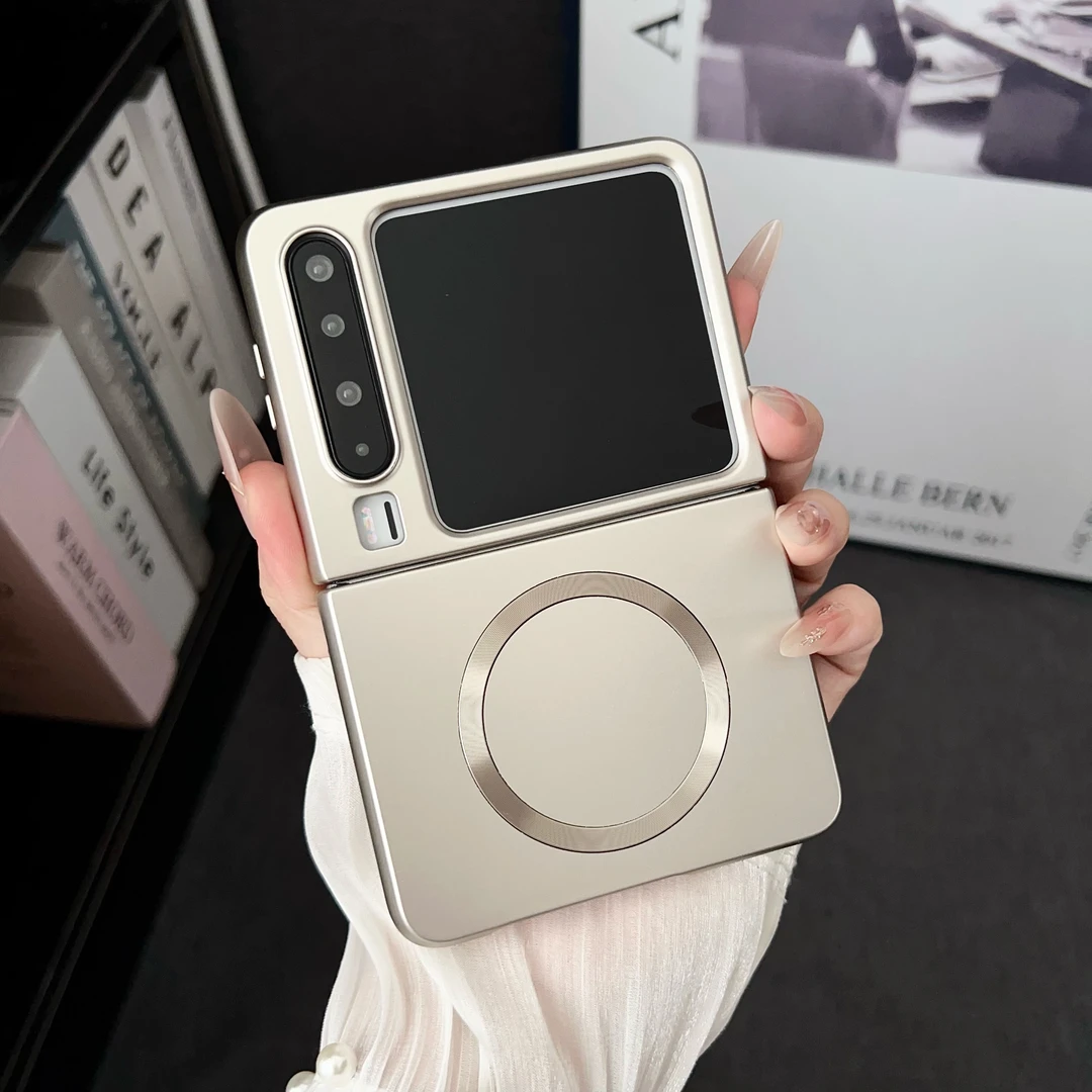 适用华为Pura X折叠手机壳烤漆全包磁吸手机壳防摔磨砂壳