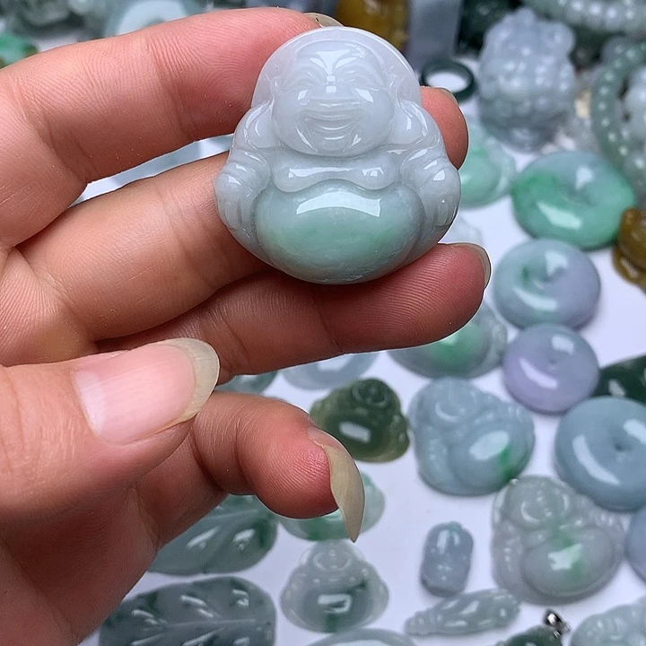 翡翠未镶嵌颈饰天然翡翠