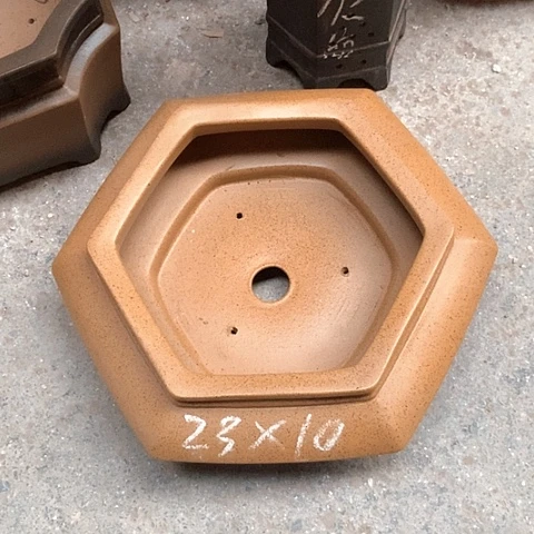 紫砂花盆手工制作