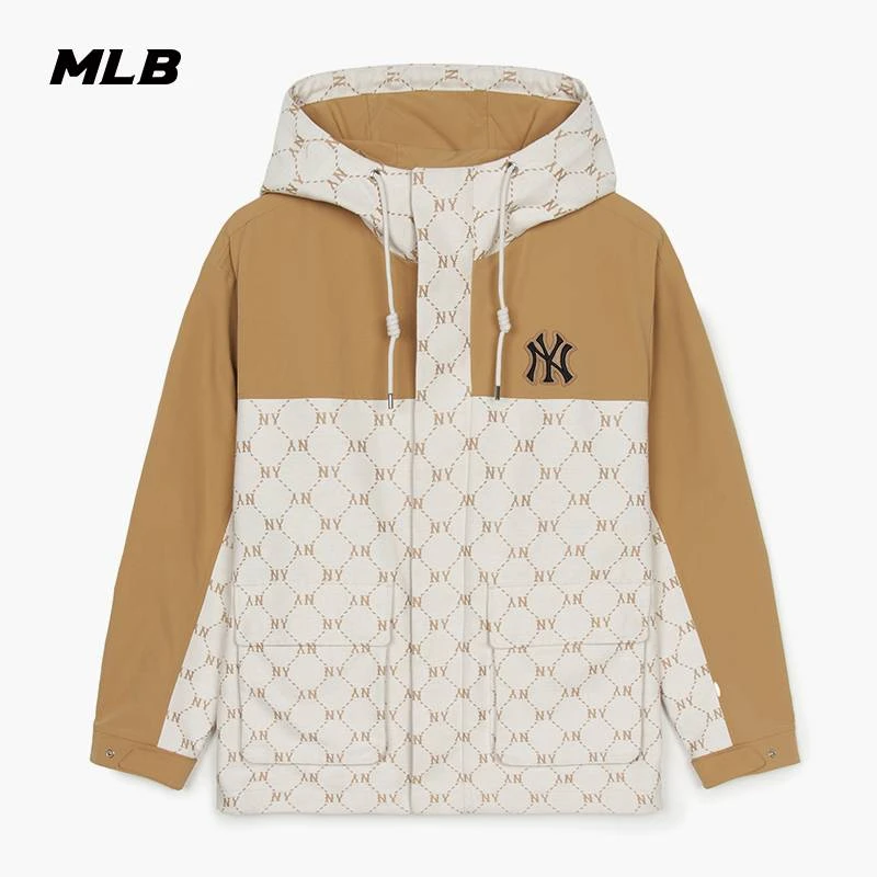 男女钻石老花复古时尚连帽夹克外套25爬山必备装备3AWJM0151