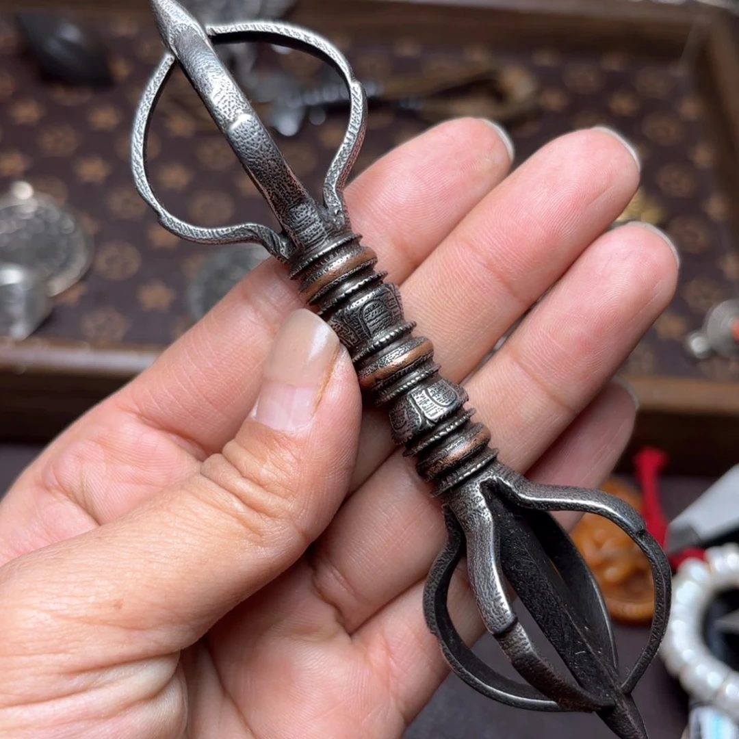 铜星月菩提吊坠项链