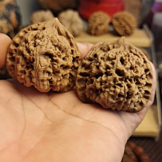 桃核把件文玩核桃官帽46尺寸