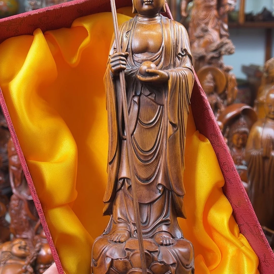 黄杨木黄杨木雕刻高度21厘米