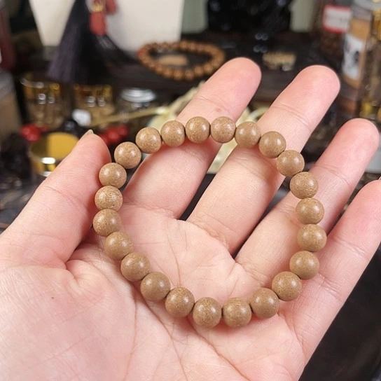 泥塑西斋雅意香微瑕0.8cm手串