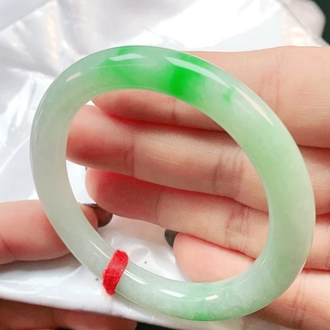 未镶嵌手镯翡翠圆条1594