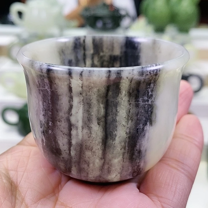 未镶嵌和田玉挂件茶杯95m l
