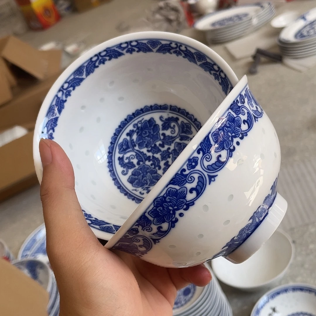 碗景德镇高温细白瓷餐具
