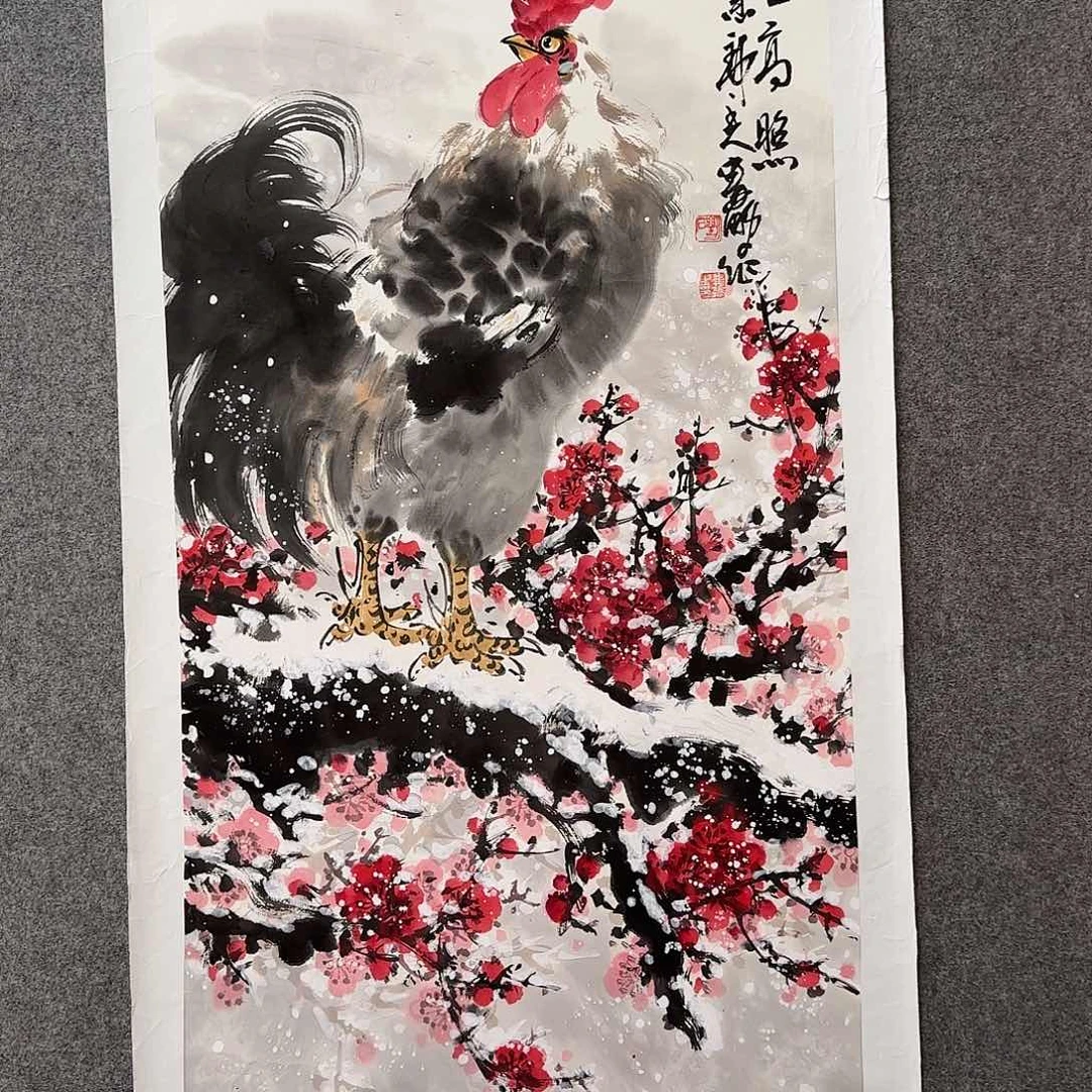 国画娄鹏老师手绘作品
