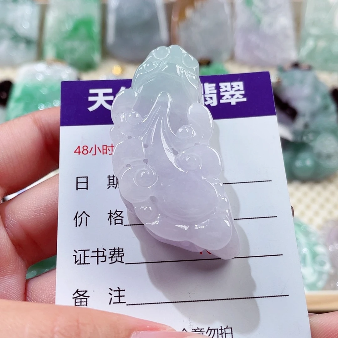 翡翠未镶嵌颈饰貔貅