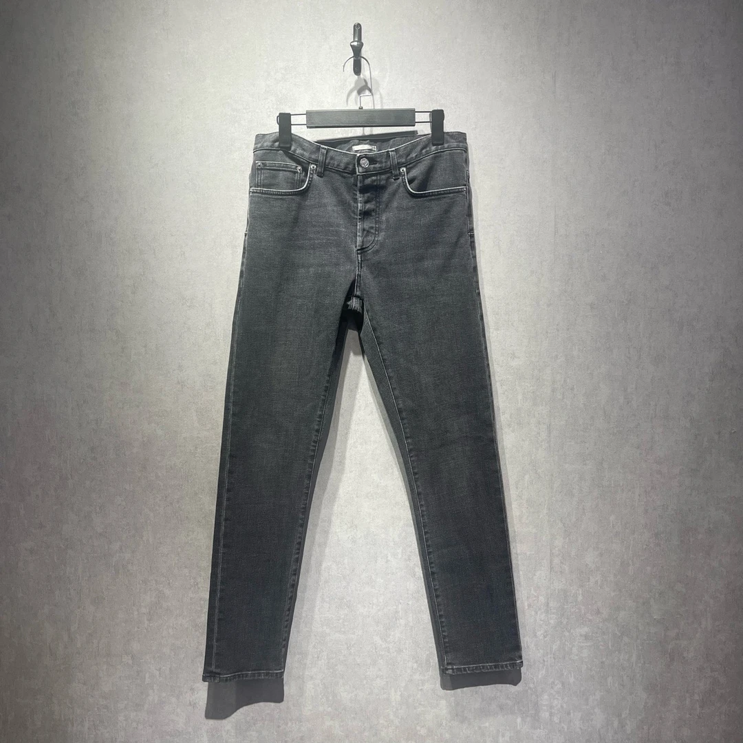 99新 DIOR/迪奥 烟灰色修身牛仔裤/29码/DY213275