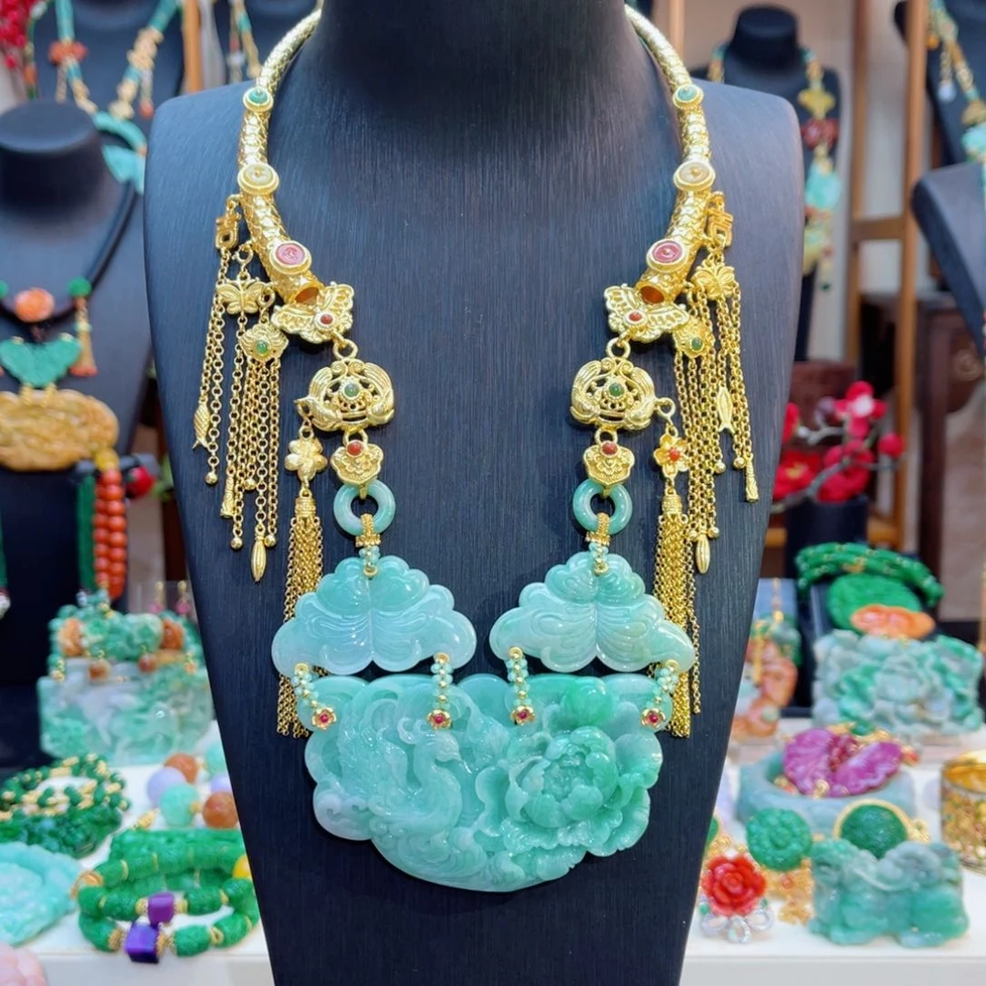 翡翠颈饰合金48小时鉴赏期