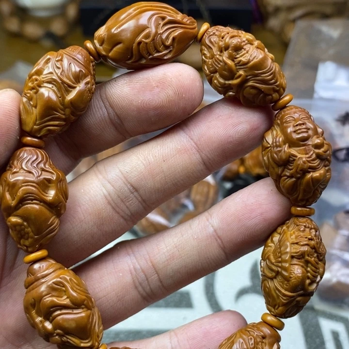 橄榄核手串/手链橄榄核雕工艺手串