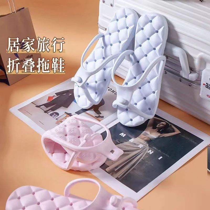 旅行便携拖鞋旅行女出差酒店必备可拆卸洗澡防滑夏季情侣软底拖鞋