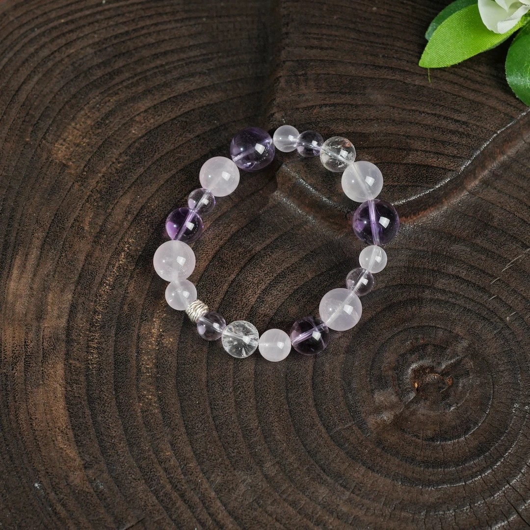 【梦中的伊甸园】智慧 运势 能量 水晶手串-约卡7.5-14mm-SLQ28