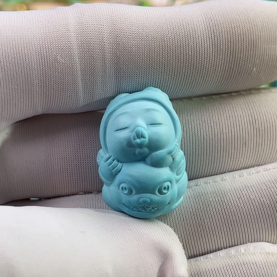 未镶嵌绿松石珠宝奇石
