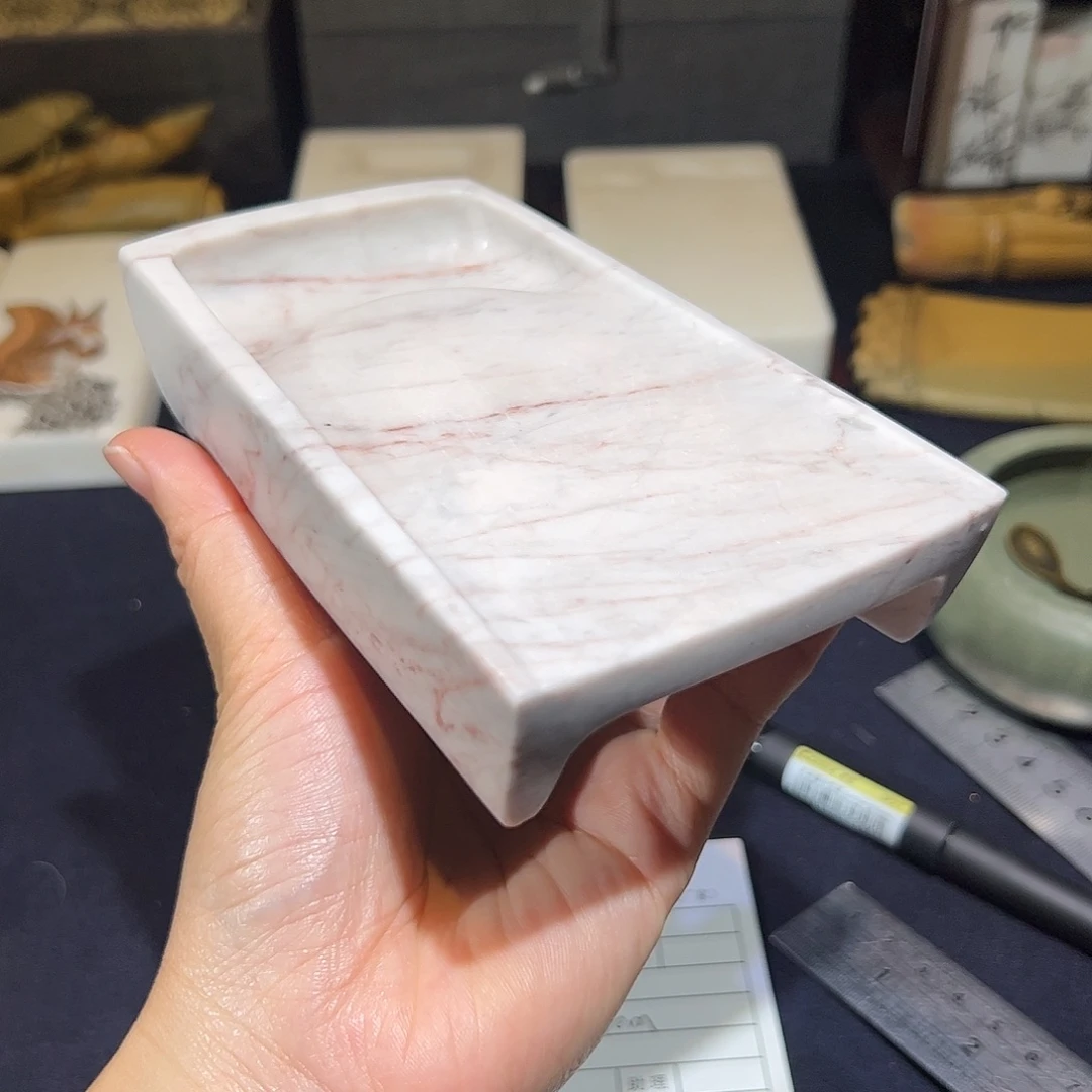 文博端砚文房四宝白端