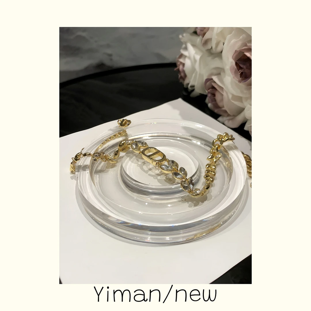 铜合金合成锆石项链 金色麦穗项项链MZ3605 MAN