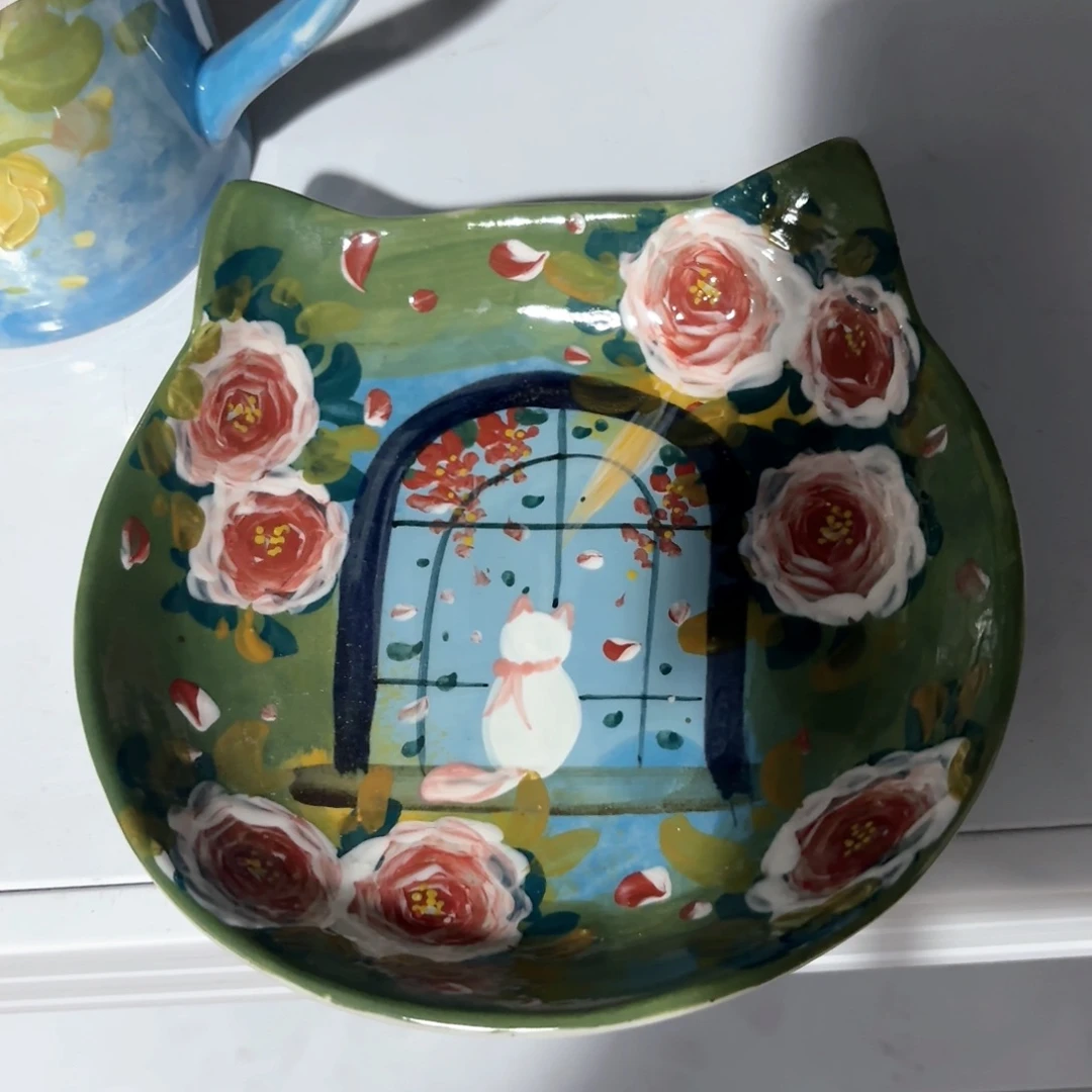 芹****景德镇手绘高温釉下彩陶瓷茶具