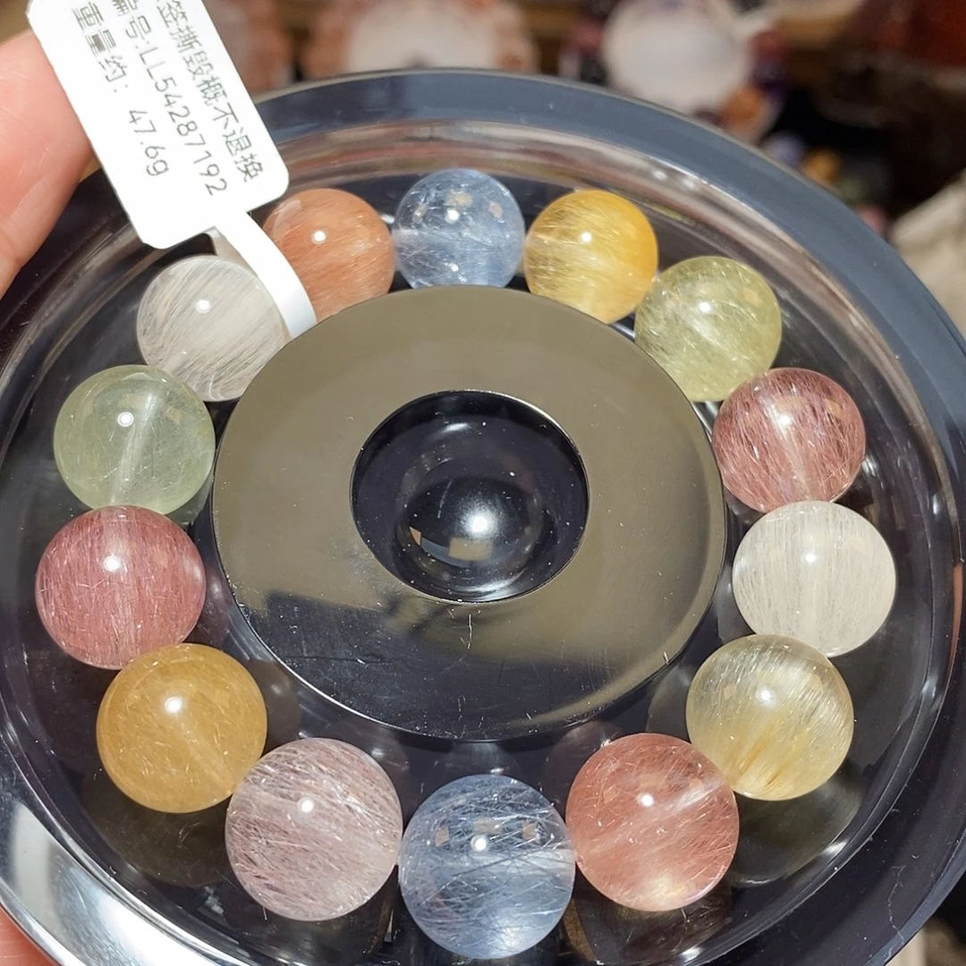 手链水晶未镶嵌F彩兔毛13.5