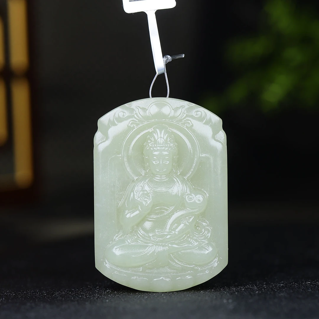 1201166和田玉观音