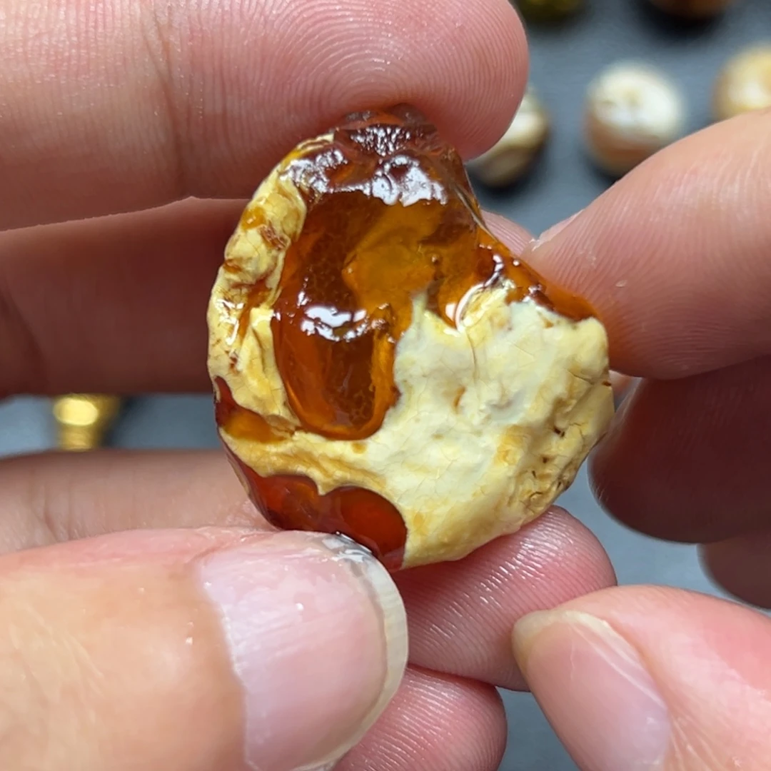 定制琥珀未镶嵌琥珀蜜蜡原石定制