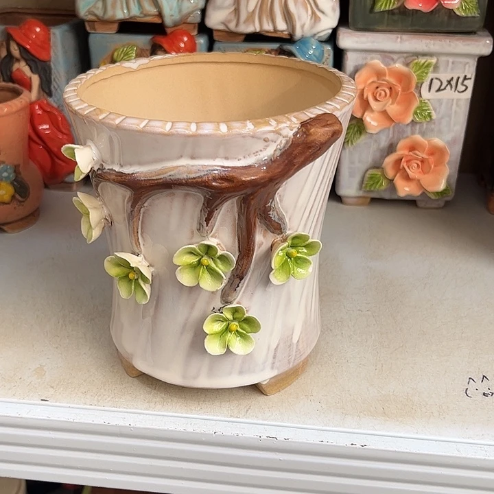 粗陶材质多肉花盆