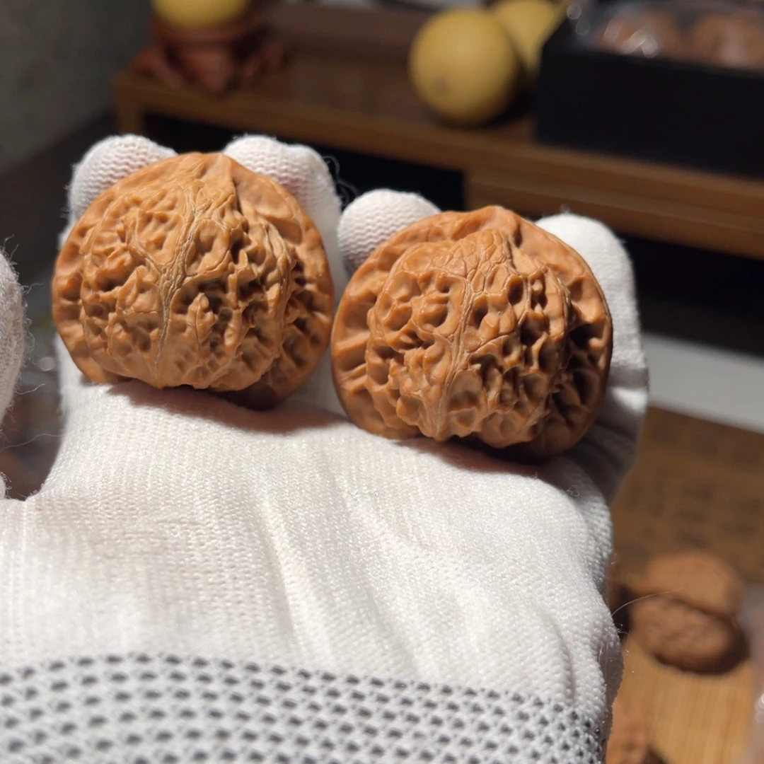 文玩核桃把件41老灯全品，不退不换