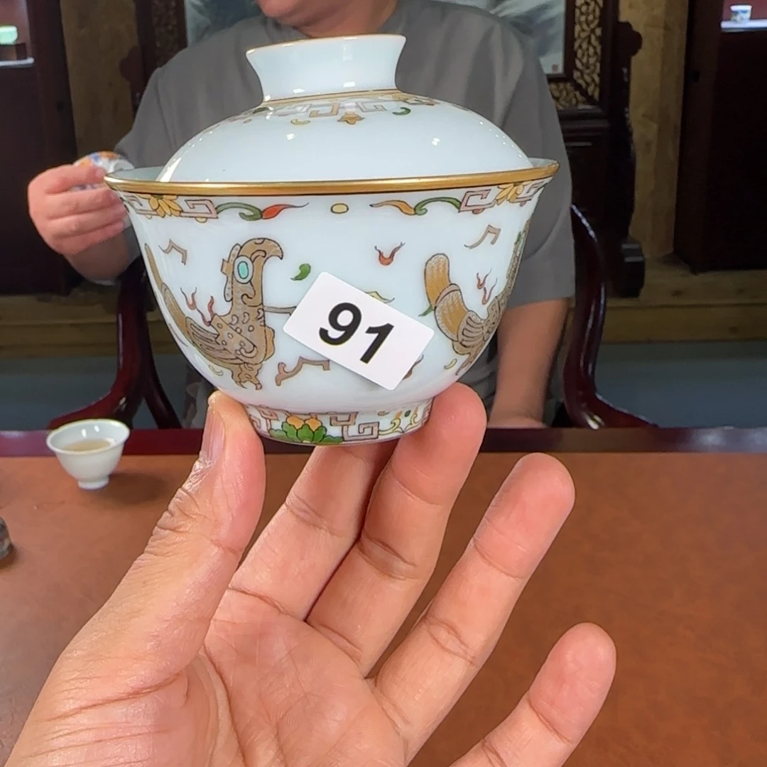 成窑精品青白瓷茶器
