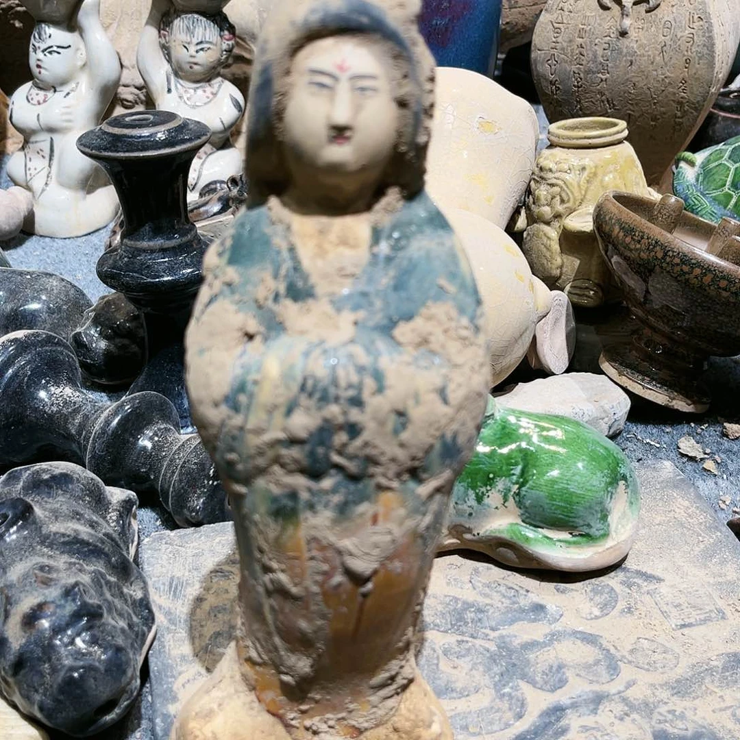 瓦当摆件茶台的一大