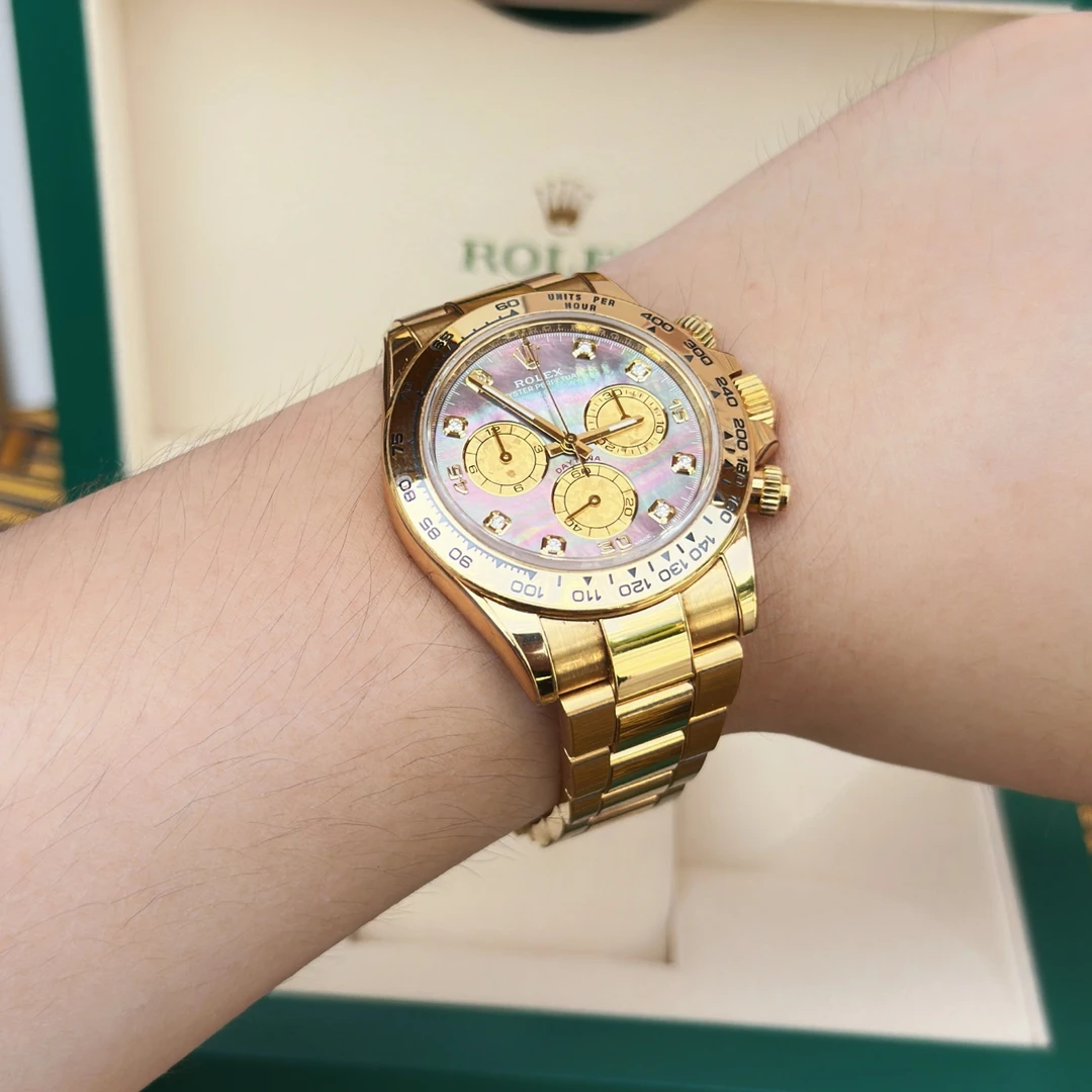 95新 Rolex/劳力士 宇宙计型迪通拿m116508-0011全套贝母盘