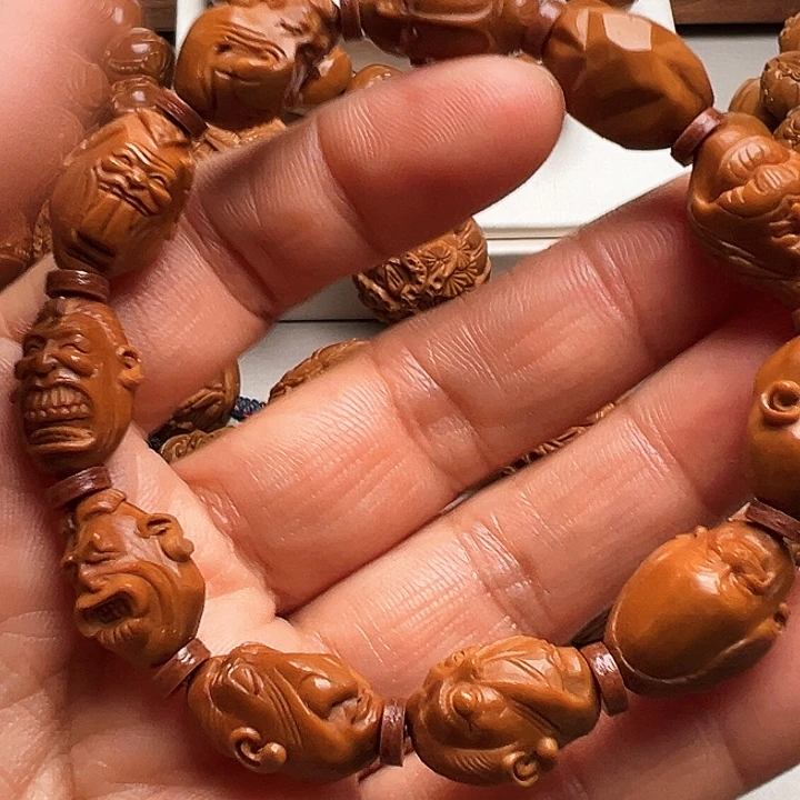 手串/手链橄榄核怪脸串