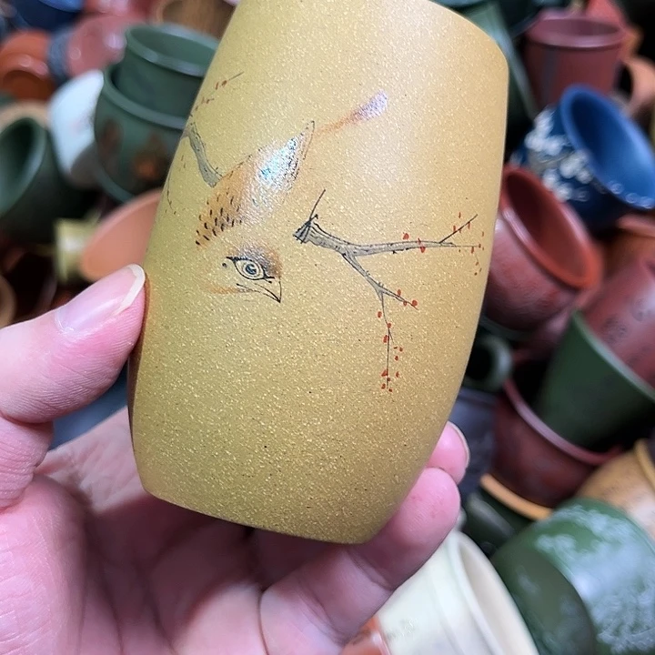 紫砂茶杯全手工紫砂主人杯
