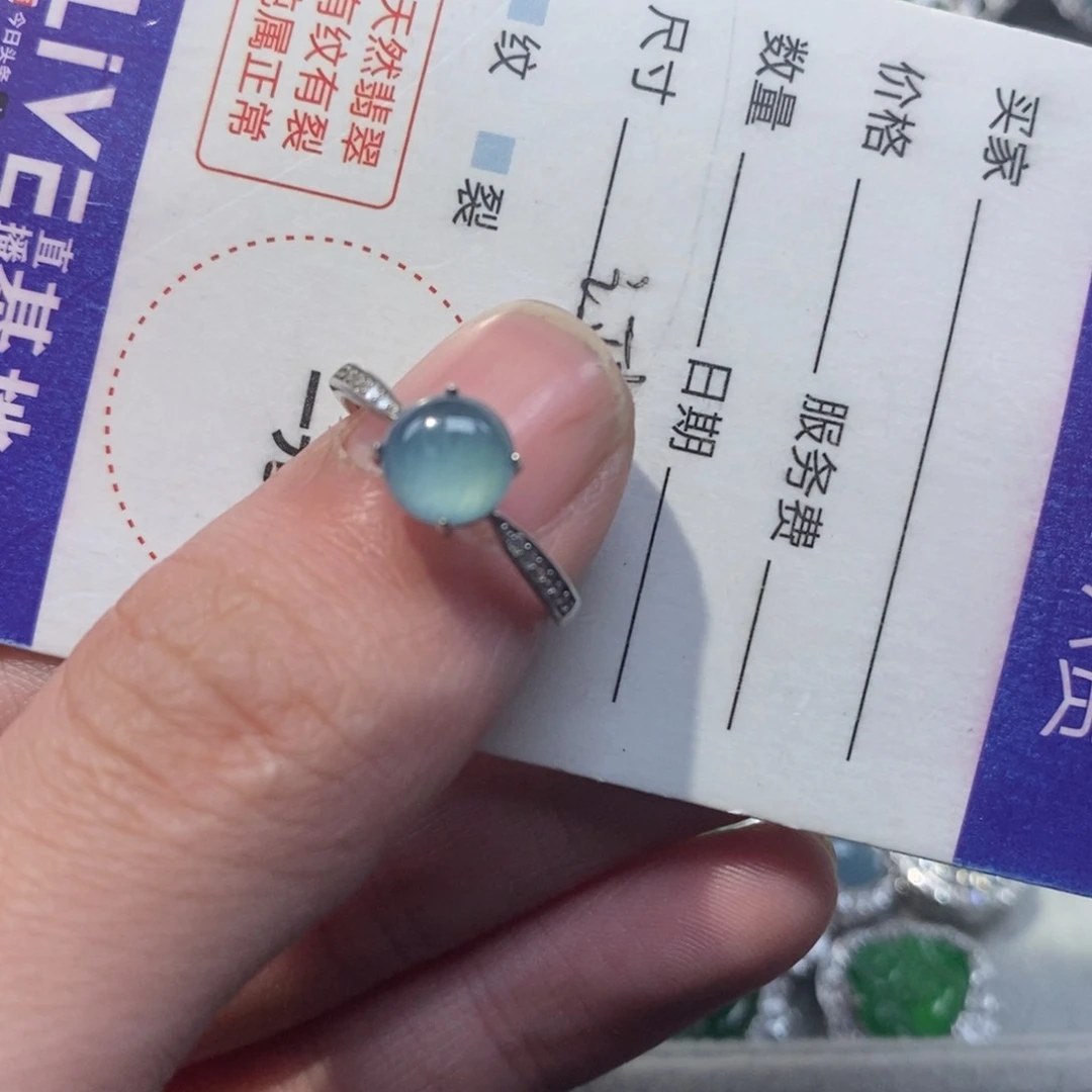 翡翠颈饰银S925镶嵌翡翠