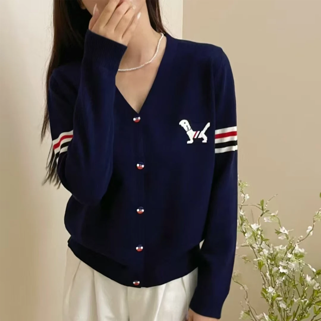 针织衫女开衫薄款羊毛高级感宽松羊绒毛衣短款春秋大牌轻奢外套