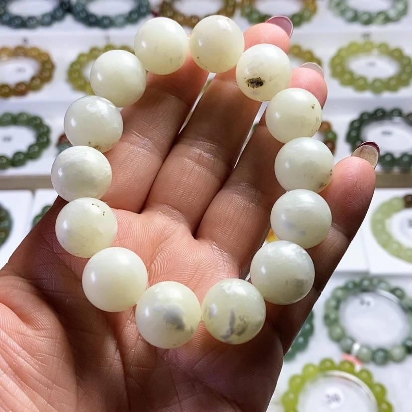 【闪购商品】未镶嵌岫玉手链卡16