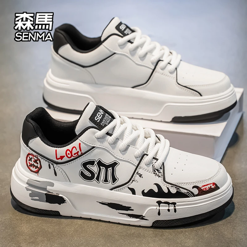 森马男鞋夏季新款爆款时尚个性原创休闲板鞋厚底增高运动潮鞋男款