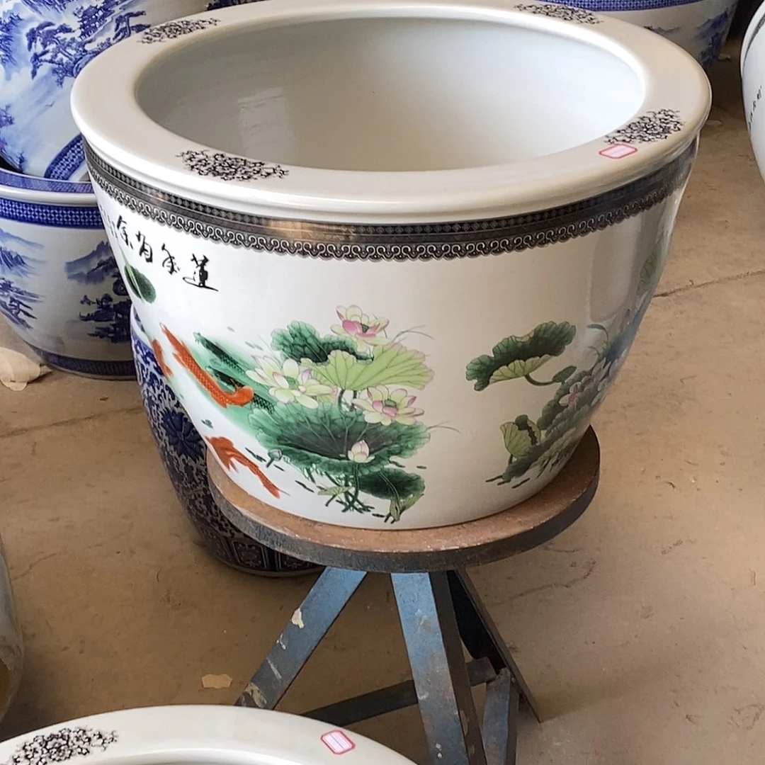 @****景德镇陶瓷鱼缸艺术