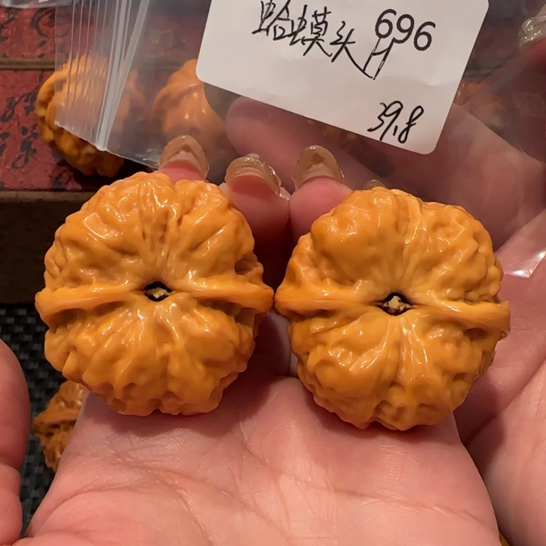 桃核吊坠蛤蟆头39精品