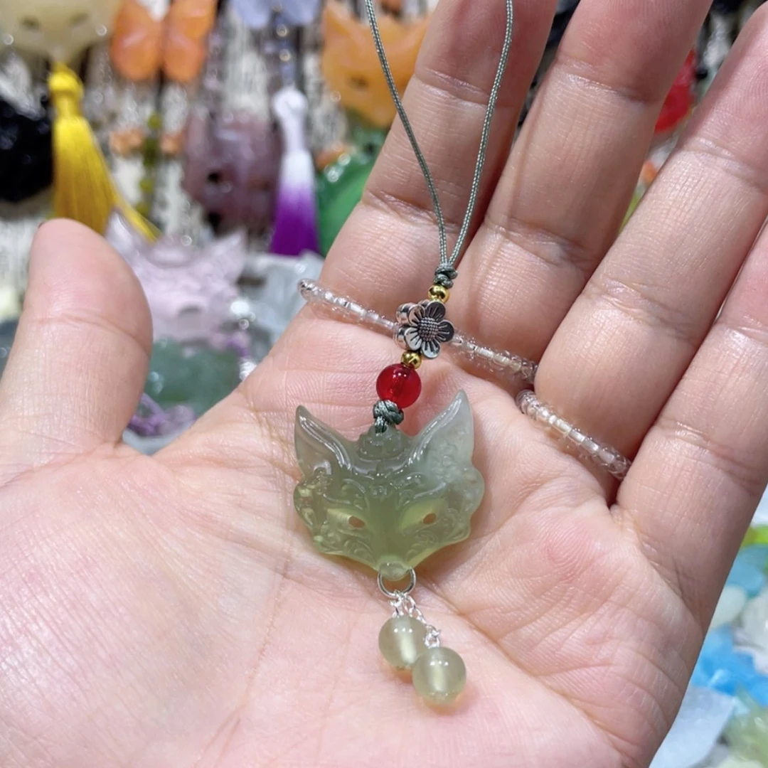 【闪购商品】未镶嵌岫玉颈饰12手机链