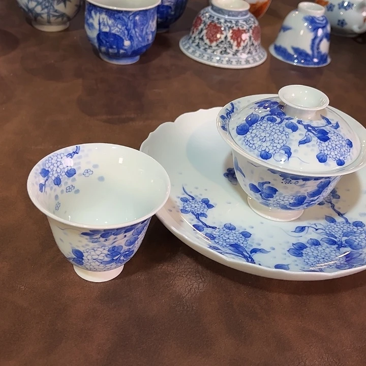 錡镇堂手工手绘三件套装