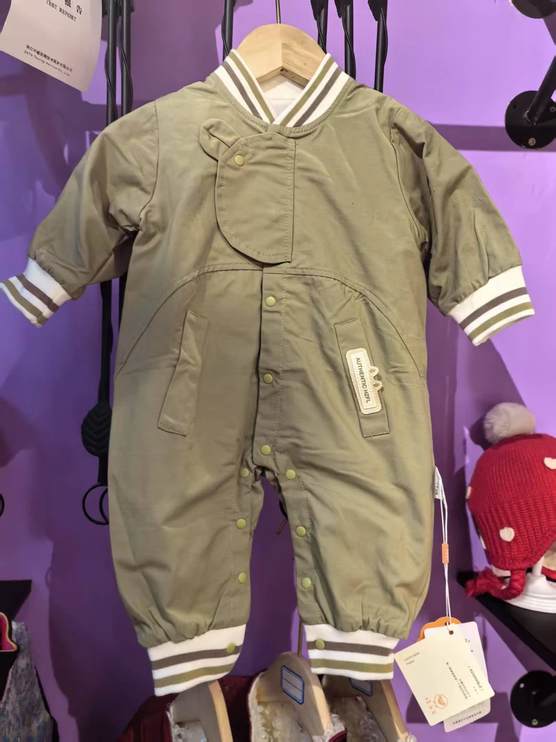 男宝春夏工装连体衣