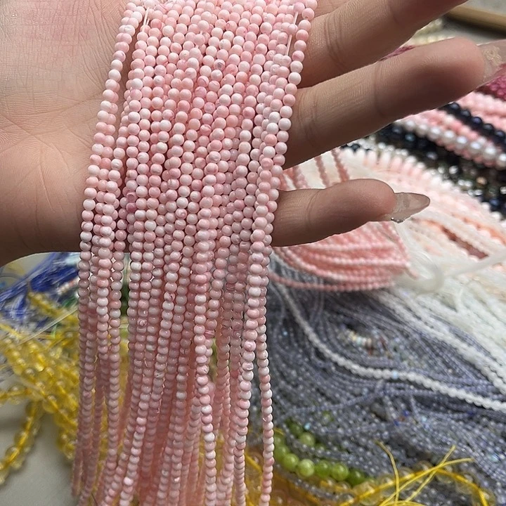 玛瑙/玉髓珠宝半成品未镶嵌一条3mm左右女王 贝