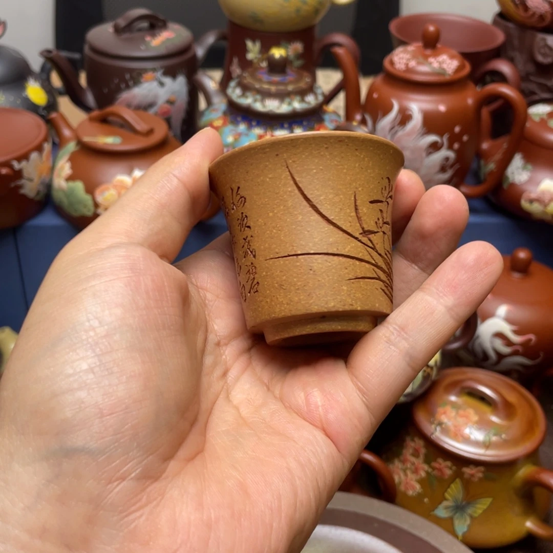 茶杯紫砂紫砂主人杯50cc